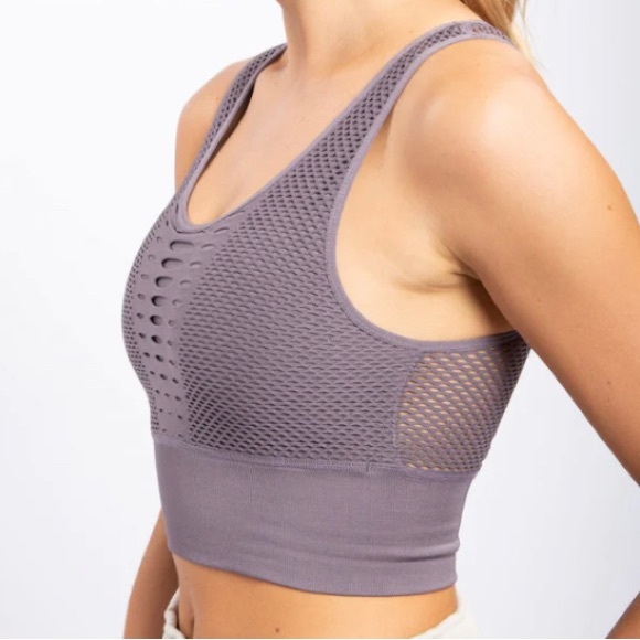 Mono B Other - MONO B Laser Cut Seamless sports bra size Medium